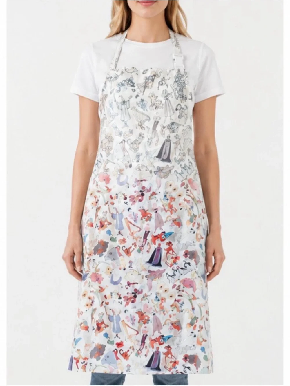 NWT Disney Parks Ink & Paint Collection Apron